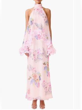 Elliatt | Dresses | Elliatt Selene Strapless 3d Floral Lace Tiered Maxi  Dress | Poshmark